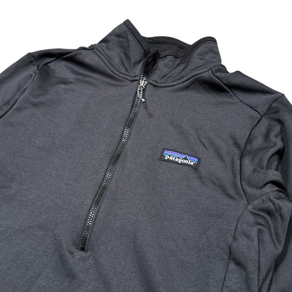 Patagonia R1 Daily 1/4 Zip Gray Fleece L/S Top Shirt Womens Medium - Picture 3 of 8